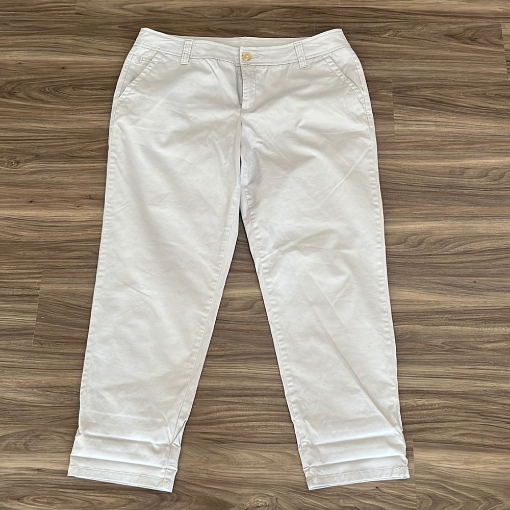 4/$25 SALE Liz Clairborne Pastel Purple Khaki Pants Summer Preppy